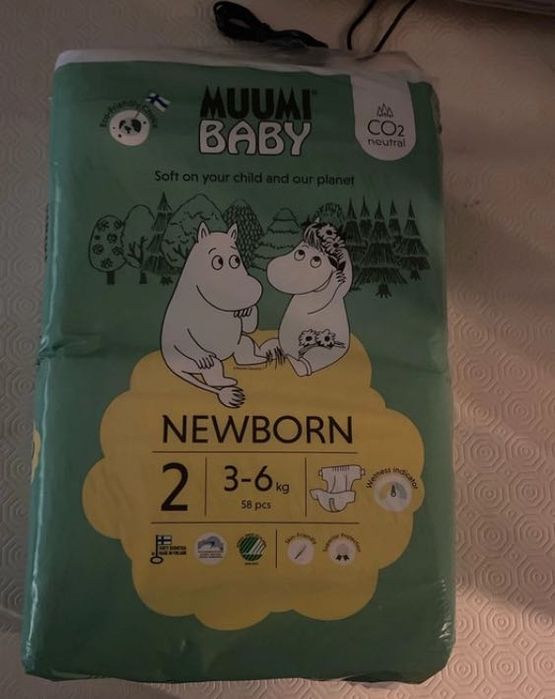 Fralda Muumi Baby tamanho 2