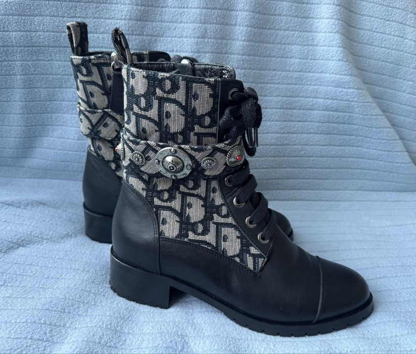 Черевики Dior, шкіра 36 р. 23,5 си