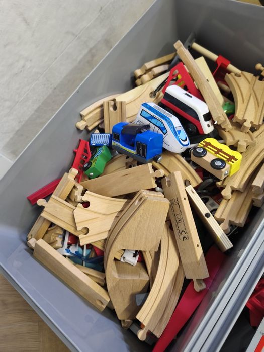 Zestaw torów drewnianych