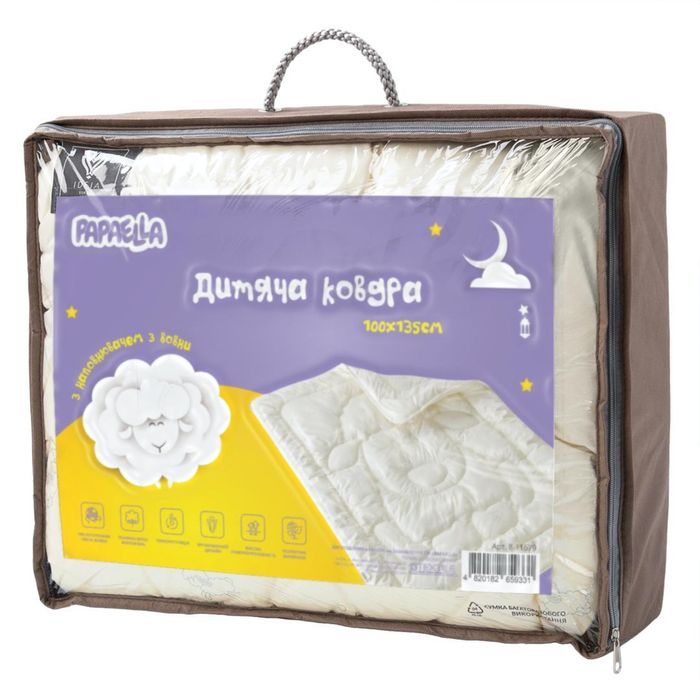 Якісні дитячі ковдри та подушки