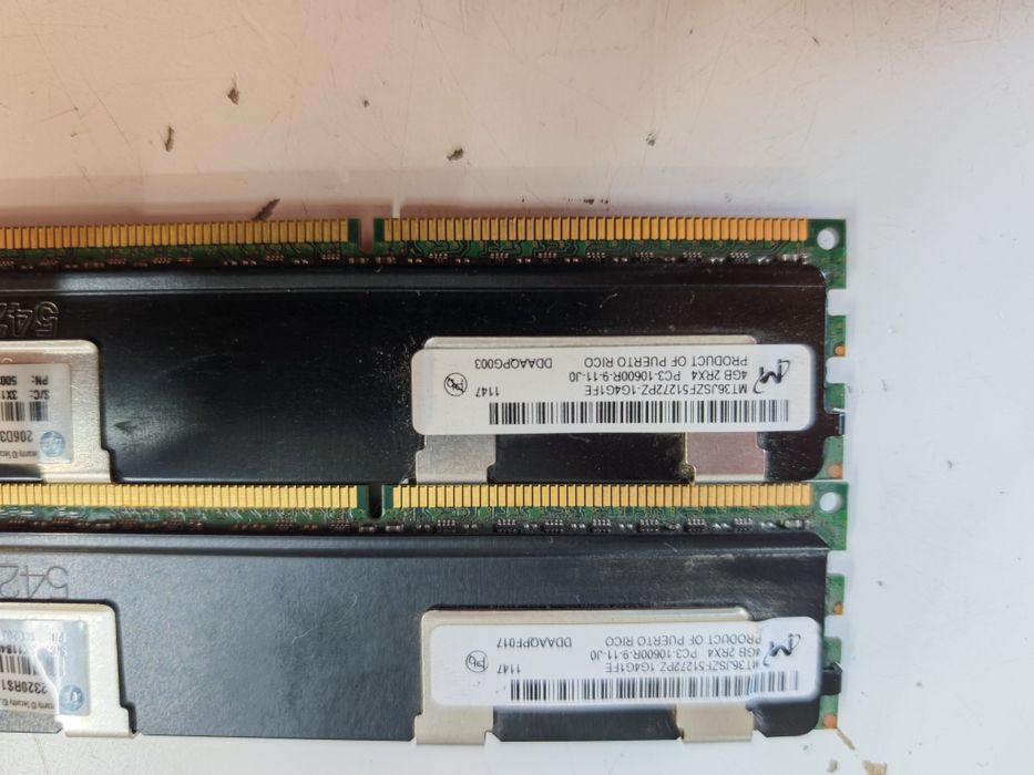 Conjunto Memórias Servidor DDR3 10600R 8GB