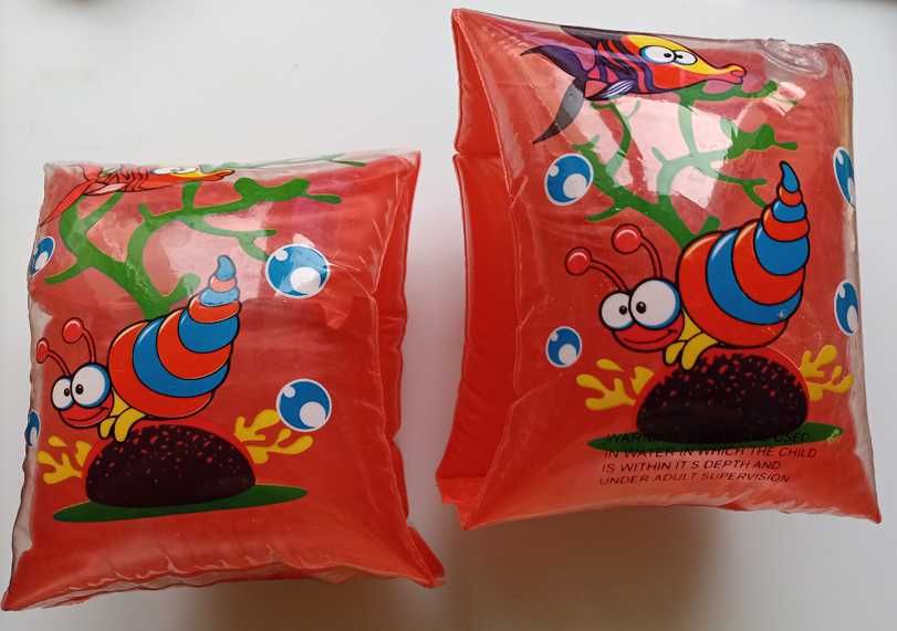 Дитячі нарукавники для плавання червоні