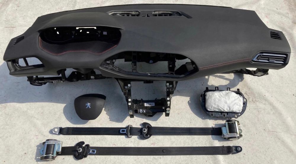 Kit de airbags, cintos de segurança e tablier para Peugeot 308 GT