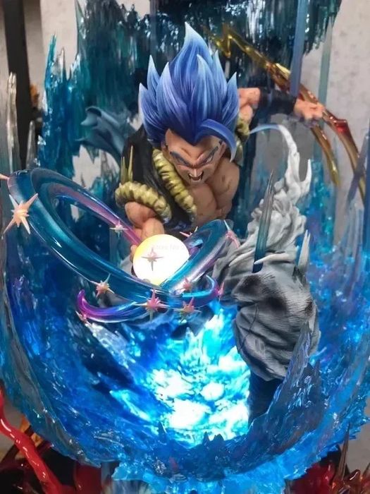 [NOVA] Figura Gogeta Super Guerreiro Deus Premium Iluminada