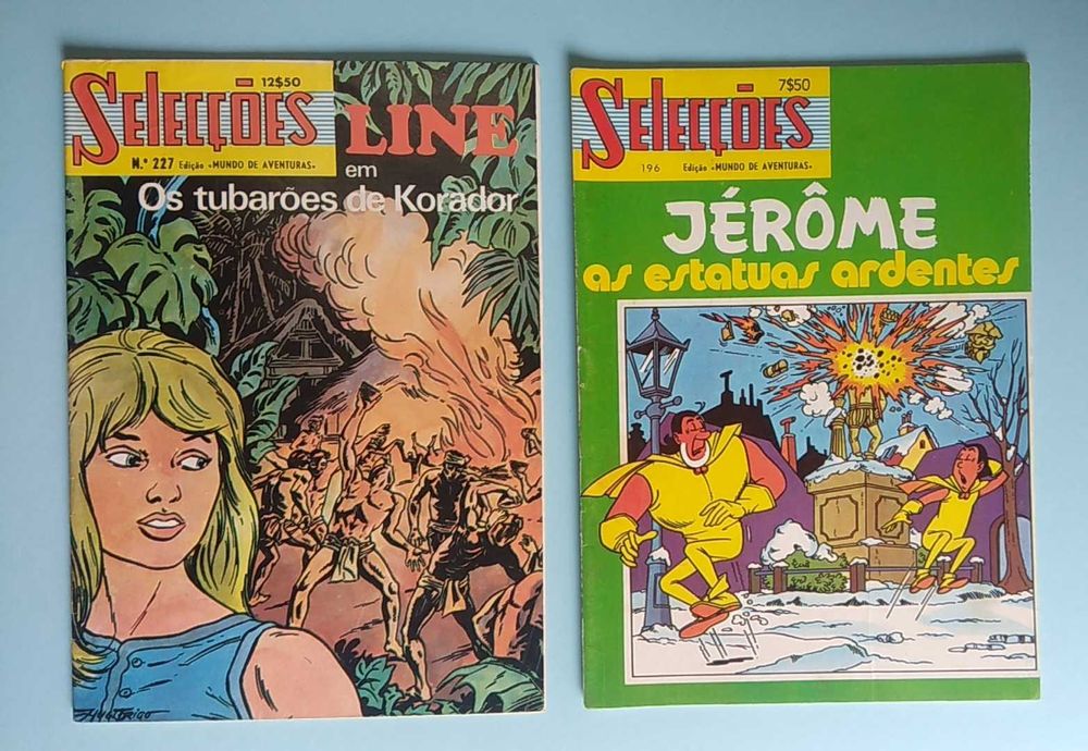 Lote de 13 revistas Selecções do Mundo de Aventuras