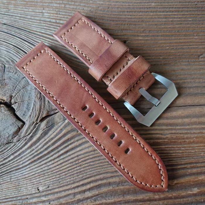 Pasek do zegarka Panerai 26 mm handmade skóra ręcznie robiony