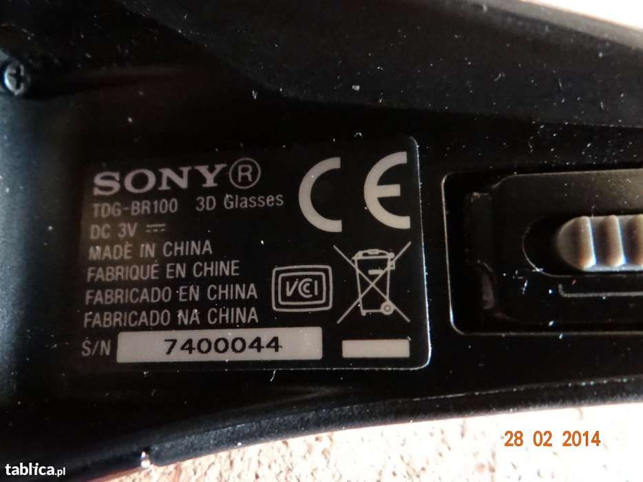 aktywne okulary 3d tdg-br100 4szt[cena za 1szt40zł]