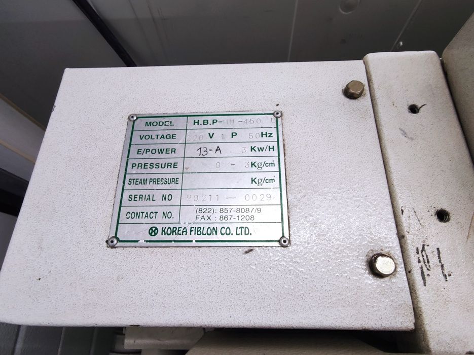 Prensa termocolagem rotativa