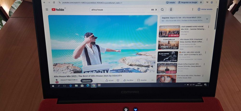 Notbook  hp compaq presario