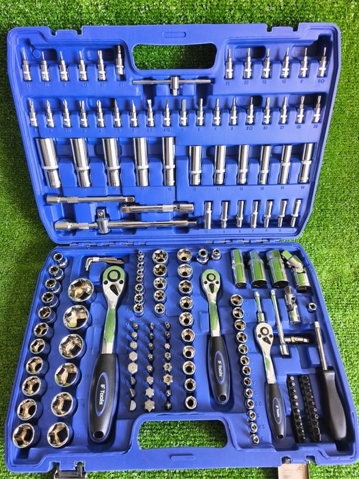 Mala de ferramentas roquetes 172pcs Chrome vanádio
