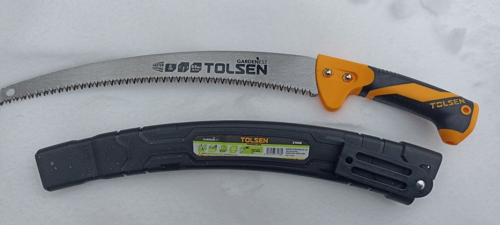 Пила садовая Толсен , ножовка для сада Tolsen серповидная пила 350 mm