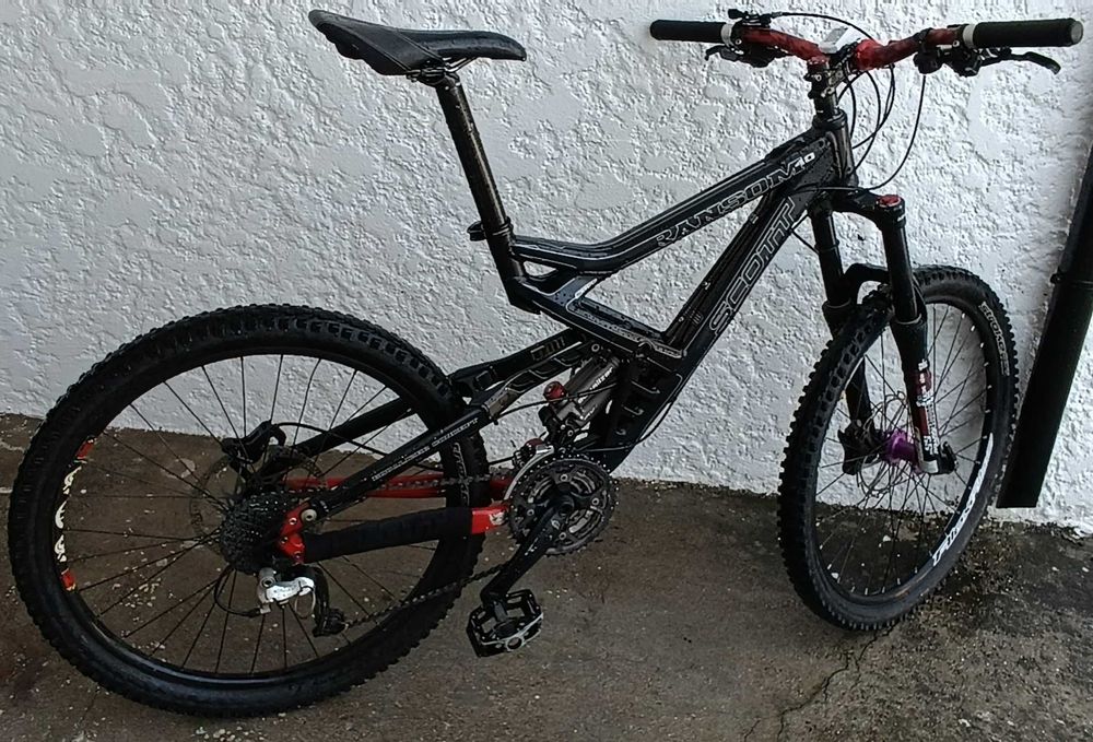 Scott Ransom 40 Black suspensão Total All Mountain