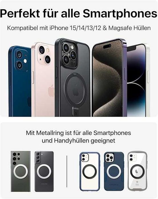 Andobil ZJ4 Magnetyczny uchwyt samochodowy do telefonu iPhone, Android