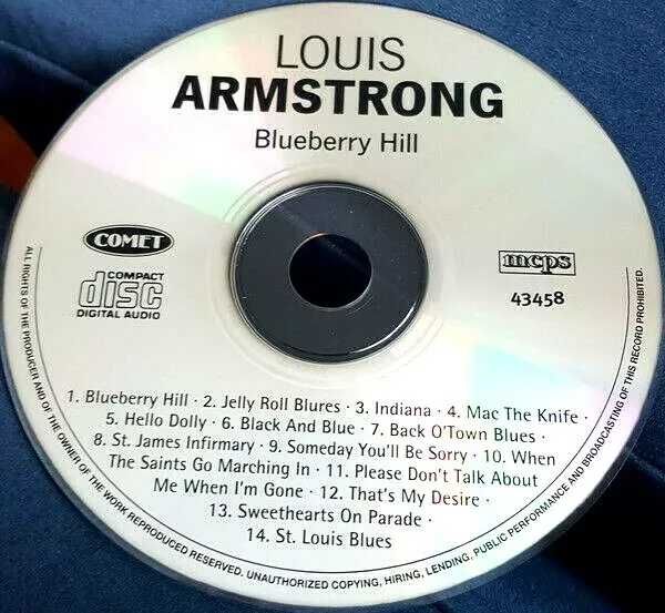Louis Armstrong ‎– Blueberry Hill - CD