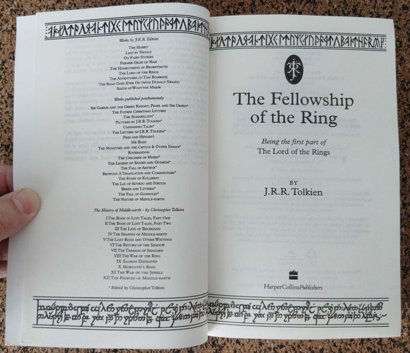 Livro - The Fellowship Of The Ring (J.R.R. Tolkien)