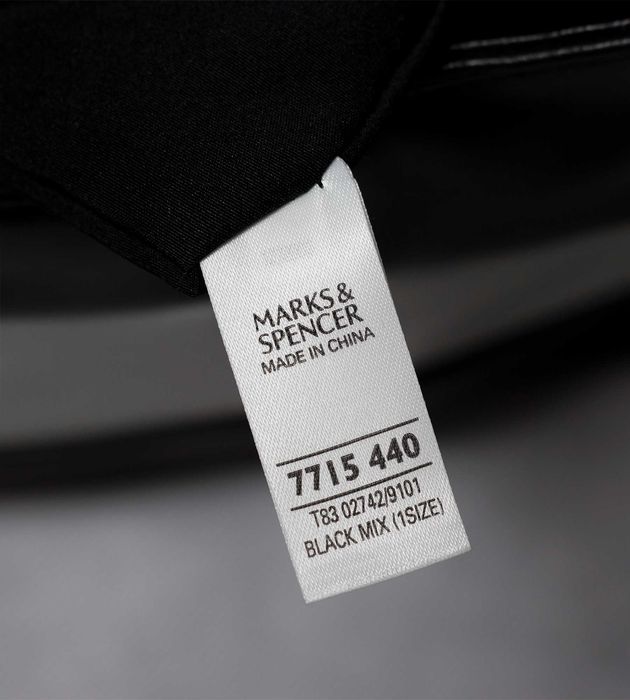 Czarno-biała torebka Marks&Spencer