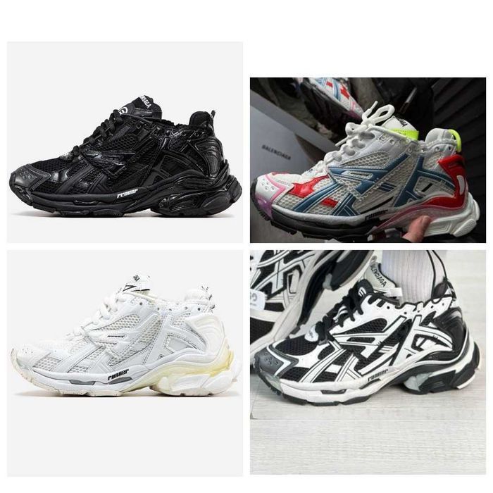 Кожаные кроссовки Balenciaga Runner Trainer кросівки баленсиага раннер