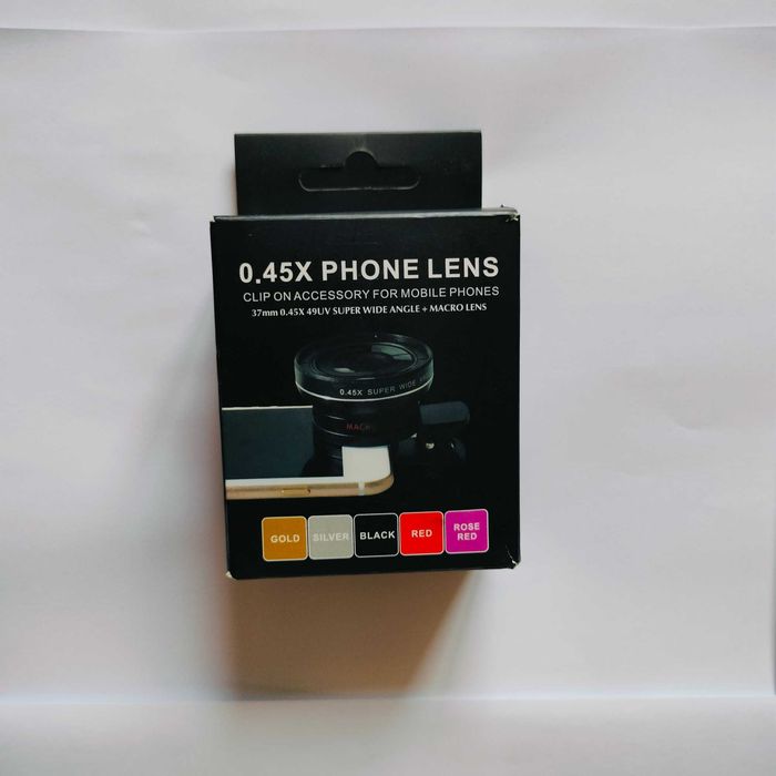 0.45x makro obiektyw telefonu