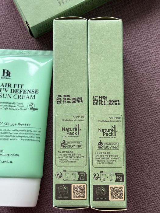 Benton Air Fit Uv Defense Sun Cream Spf50