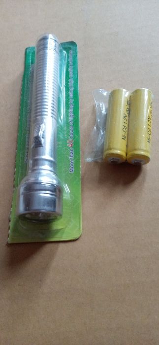 Фонарь из металла, 90-х годов, переделан на диоды + АБ