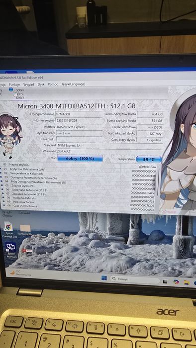 3× dysk ssd m2 nvme gen 4 512 gb jak nowe
