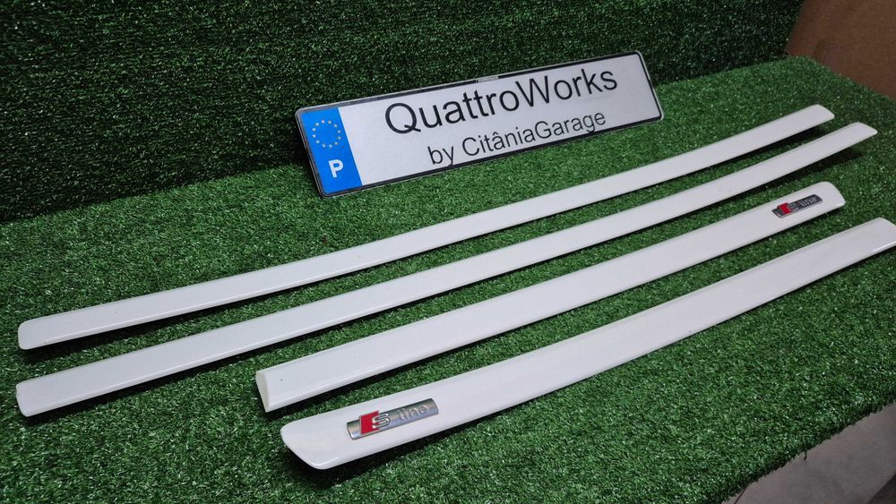 Frisos Exteriores Portas Audi A4 B6 B7 8E 2000 a 2008 Originais Excelente Estado