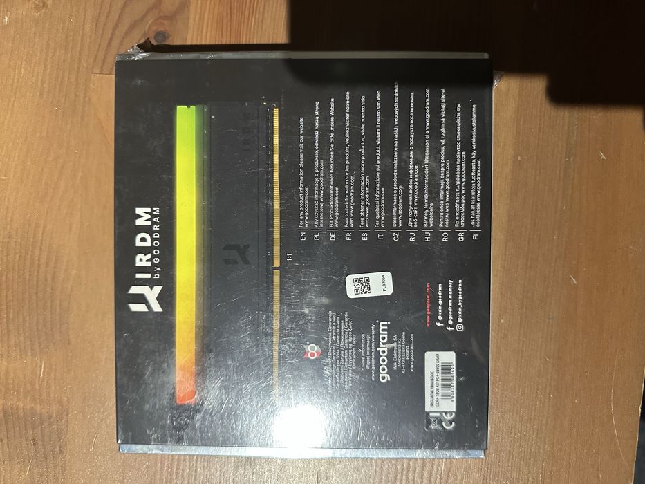 Goodram irdm rgb 2x8 16gb ddr4 3600 pamiec ram