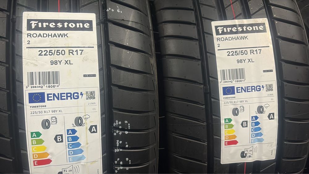 2 pneus novos 225-50/17 firestone roadhawk 2