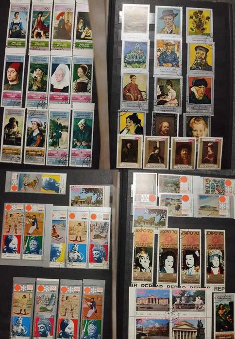 duży klaser ze znaczkami