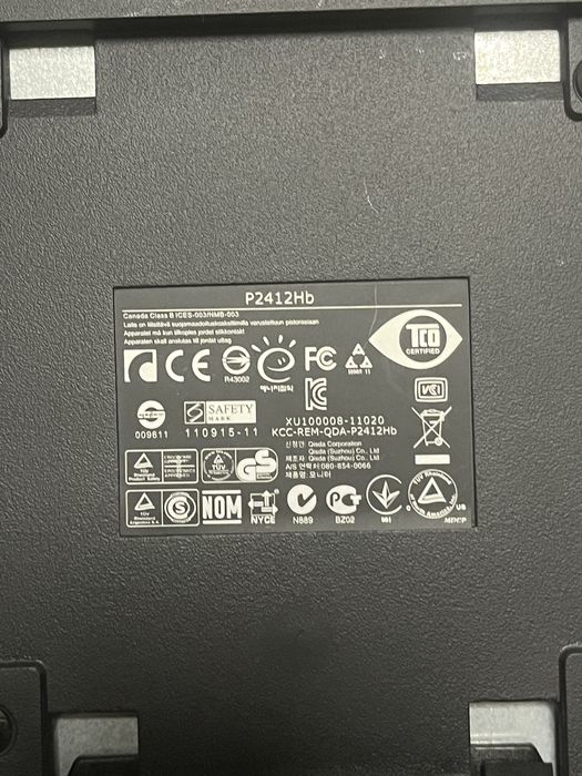 Монітор dell 24 дюйми, 60грц