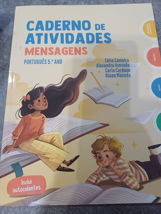 Caderno de atividades 5°ano de Português " Mensagens"