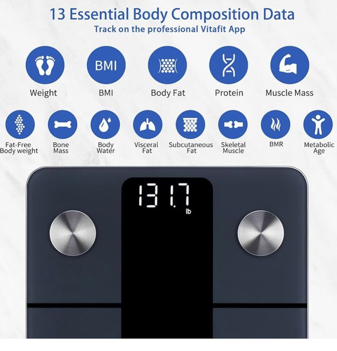 Розумні діагностичні розумні смарт ваги Vitafit Smart Body Fat Scale