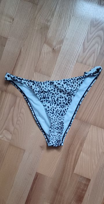 Dół od bikini biała panterka r M/L