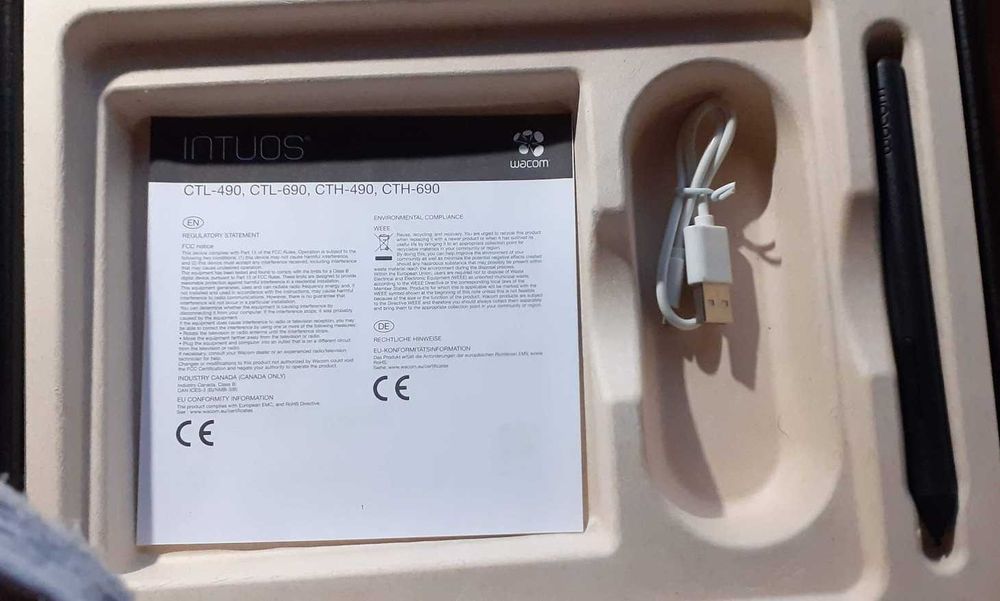 Wacom Intuos Draw – precisão profissional para desenho digital