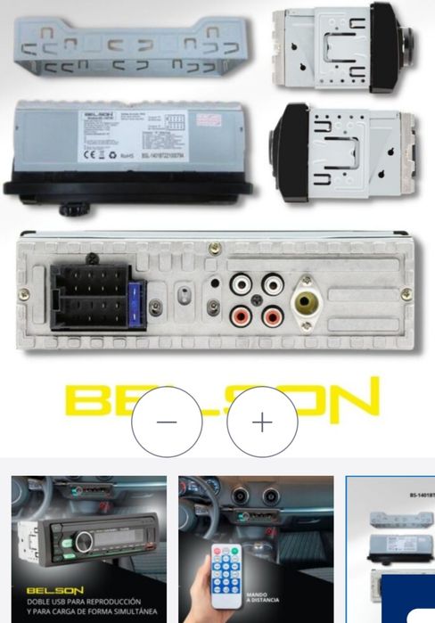 Autorrádio NOVO compatível com iOS e Android