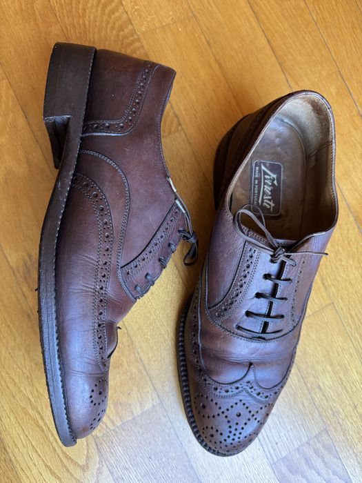 Sapatos de couro Evereste homem tamanho 8 41-42