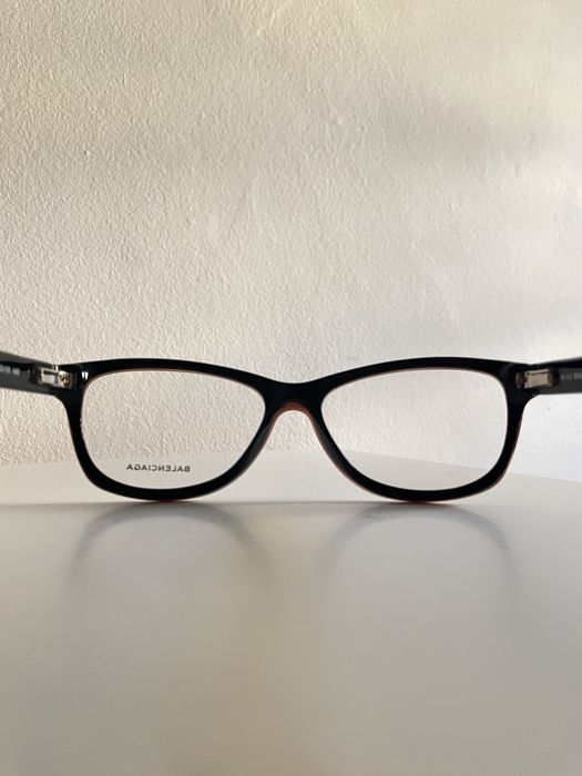 Balenciaga Oryginalne Okulary Zerówki w Panterke Oprawki Okazja!
