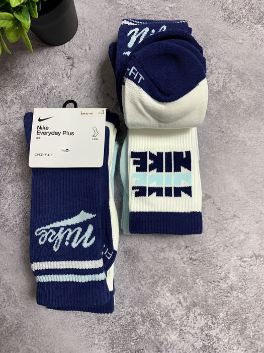 Шкарпетки Nike Everyday Plus Dri-FIT, набір 3 пари носки