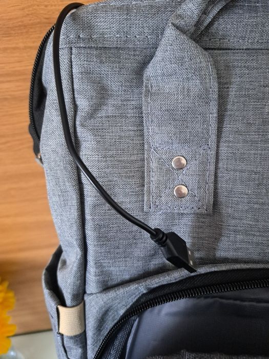 Mochila maternidade com USB - baixa de preço64730096820737123