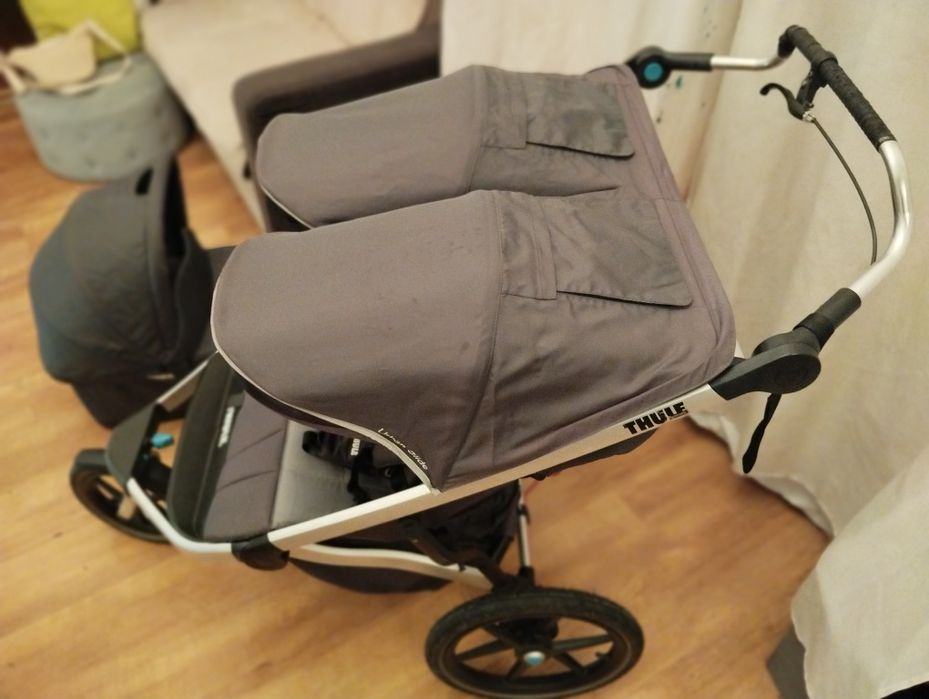 Wózek bliźniaczy Thule Urban Glide 2 + gondola