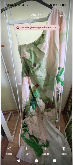 Osos design sukienka na jedno ramię wiskoza 36