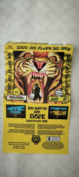 Jogo ZX Spectrum - The Way of the Tiger (Rara Edição 2 Cassetes / Manual 4 Línguas CIB)