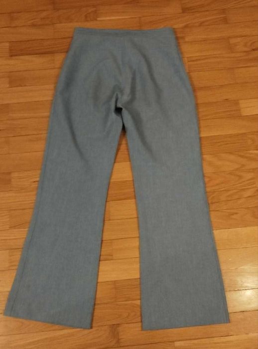 Calça de tecido azul - T. 36