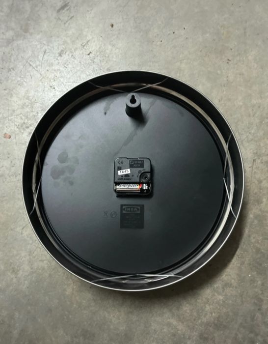 Relógio Ikea axo inoxidável