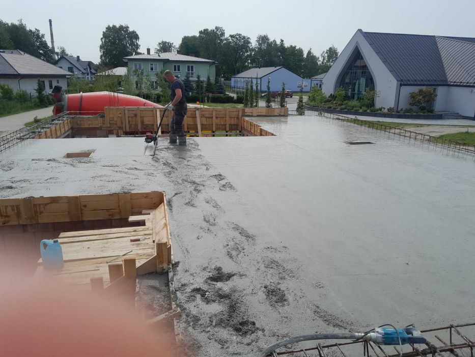 Budowa domów , płyty fundamentowe  murowanie ,  stropy . remont