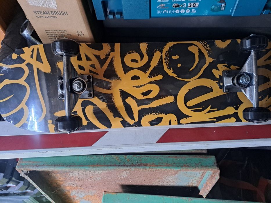 Deska deskorolka skate nowa szachownica krata do jazdy chlopaka sport