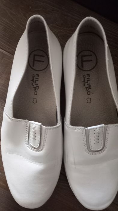 Buty białe dla dziewczynki rozm 37