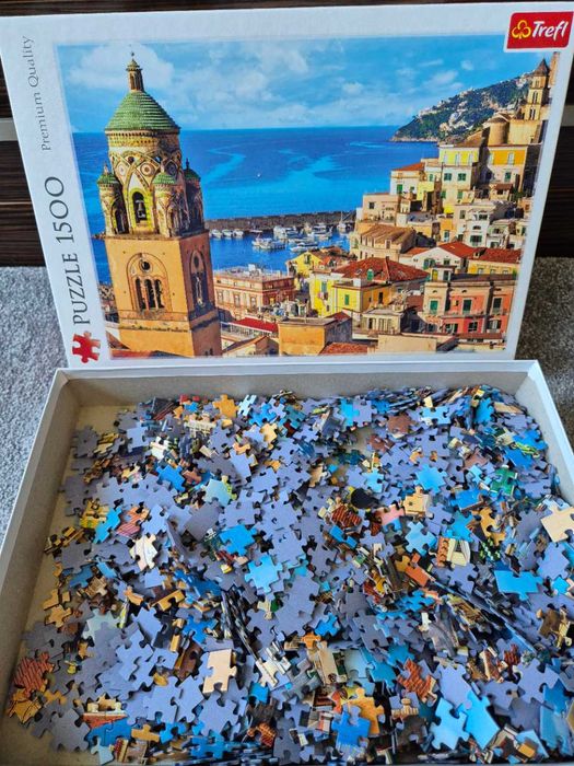 Puzzle Trefl Premium Quality, wybrzeże Amalfi, 1500 elementów