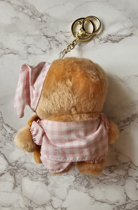 Uroczy brelok na klucze z misiem, kawaii, pluszak