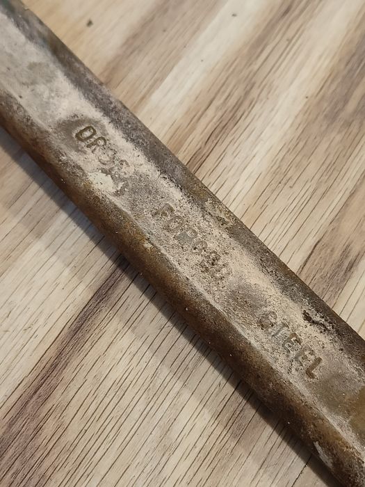 Stary Duży Klucz Hydrauliczny Żaba Nastawny Żabka RWUe 75 Poland PRL